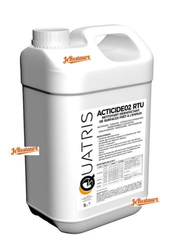 3&times;Disinfectant-virucidal on Vacciniavirus Ankara and enveloped viruses listed in Annex A of standard EN 14476 (including viruses of the coronavirus family) - 5 liter container - In stock + TOTALSEPTYL Non-rinsing hydroalcoholic disinfectant wipes for hands, surfaces and equipment. Box of 100 wipes