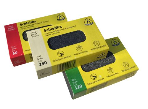 Kit of 3 abrasive rubbers called oxidizing gums