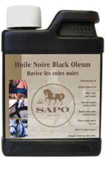 SAPO huile teintante cuir noire bidon 1 litre